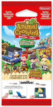 Набор интеллектуальных карточек Amiibo (Animal Crossing: New Leaf Welcome) 3 шт от Nintendo Switch