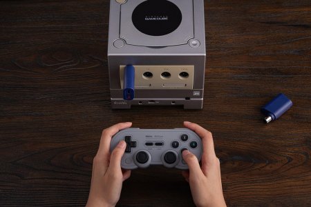 Адаптер для подключения беспроводного геймпада Xbox/PS5/PS4/Switch к NES/Dendy/PC 8BitDo (PC/8 bit) 