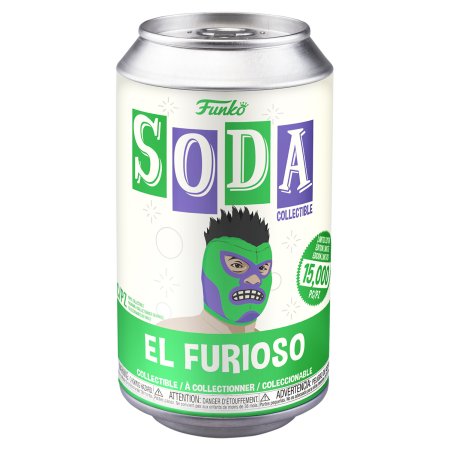 фигурки Фигурка Funko Vinyl SODA: Халк (Hulk) Марвел: Лучадоры (Marvel: Luchadores) (54508) 9,5 см