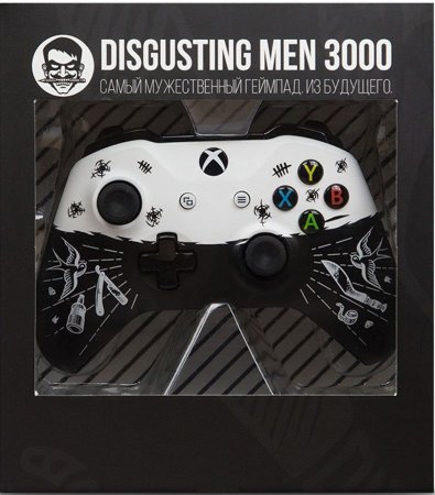Геймпад беспроводной (кастомизированный) Microsoft Xbox One S/X Wireless Controller (Disgusting Men) RAINBO (Xbox One) 