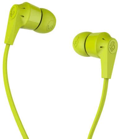 Гарнитура SKULLCANDY Ink'd 2.0, Hot Lime/Hot Lime (PC)