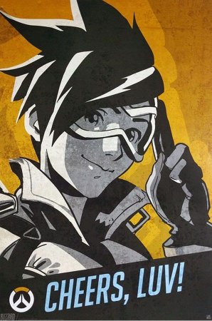   ABYstyle:  ,  (Tracer Cheers Love)  (Overwatch) (ABYDCO443) 91,5 