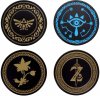 Подставки под напитки Paladone: Легенда о Зельде (The Legend of Zelda) (Metal Coasters) (PP4124NN) 4 шт