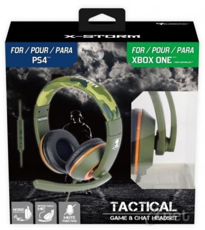 x storm tactical game and chat headset camo green ps4 xbox one ps4 1 400.00 NextGame