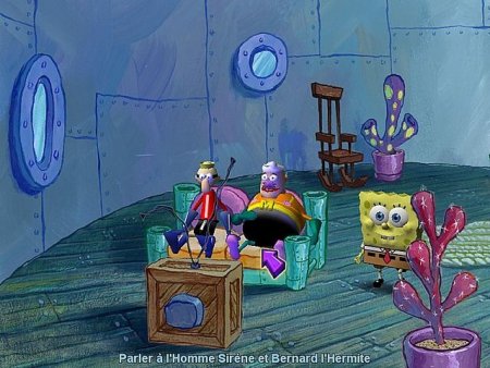 Spongebob Squarepants Lights, Camera,PANTS! (PS2) USED Б/У