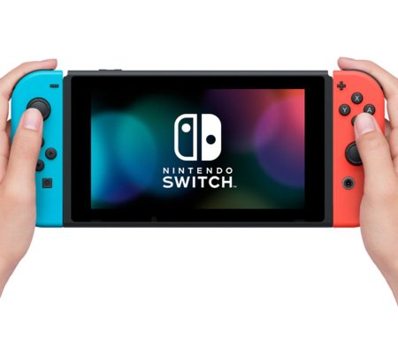 Игровая приставка Nintendo Switch Neon Red/Neon Blue (Красно-Синяя) Обновленная версия USED Б/У