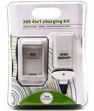 Зарядное устройство 4 in 1 Charging Kit (Xbox 360)