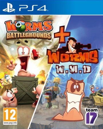  Worms Battlegrounds + Worms WMD   (PS4) Playstation 4