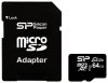 MicroSD карта памяти 64GB (Transcend) Class 10 UHS-I + SD адаптер 300х (PC) 