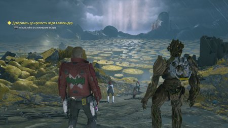 Игра Стражи Галактики Marvel (Marvel's Guardians of the Galaxy) Русская Версия (PS4/PS5) USED Б/У Playstation 4