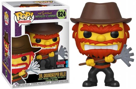  Funko POP! Vinyl:    (Evil Groundskeeper Willie (NYCC 2019 Limited Edition Exclusive))  (The Simpsons) (39726) 9,5 
