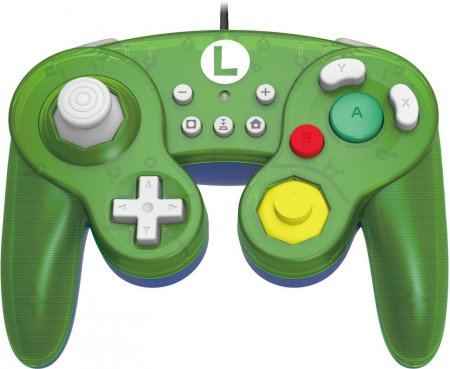 Геймпад проводной Hori Battle Pad Luigi HORI (NSW-136U) (Switch)