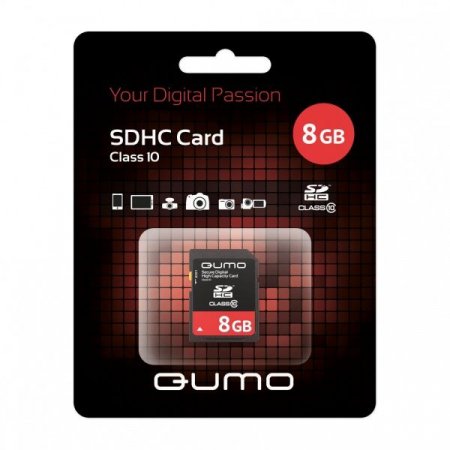 SDHC   8Gb Qumo Class 10 (PC) 