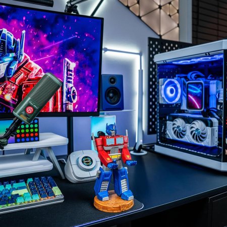 Фигурка подставка для геймпада/телефона Cable Guys: Оптимус Прайм (Optimus Prime) Трансформеры (Transformers) (897115) 20 см
