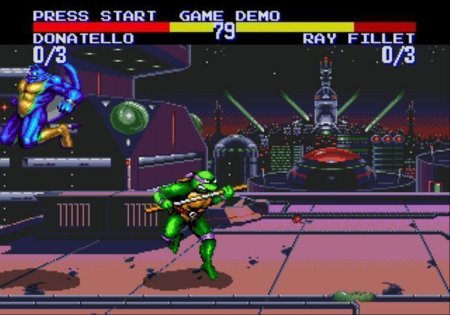 Коллекционный сборник 2 в 1 Черепашки Ниндзя (Ninja Turtles) (16BC-006) Русская Версия (16 bit) 