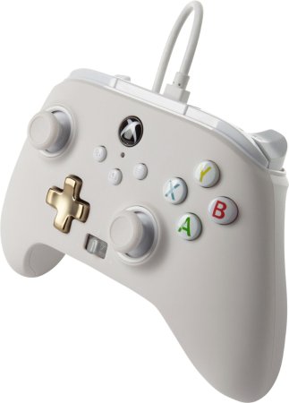 Геймпад проводной PowerA Enhanced Wired Controller for Xbox Series X/S (1518809-01) White (Белый) Оригинал (Xbox One/Series X/S/PC) 