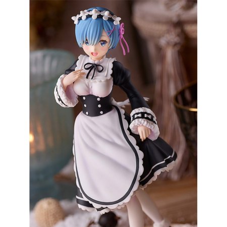 Фигурка Good Smile Company Pop Up Parade: Рем (Rem) Жизнь с нуля в альтернативном мире (Re:ZERO Starting Life in Another World Ice Season Ver.) (4580416942881) 17 см 