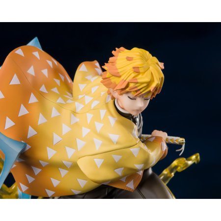 Bandai Tamashii Nations Figuarts ZERO: Зеницу Агацума Удар Грома (Zenitsu Agatsuma Thunderclap) Клинок, рассекающий демонов (Demon Slayer) (4573102637345) 15 см 