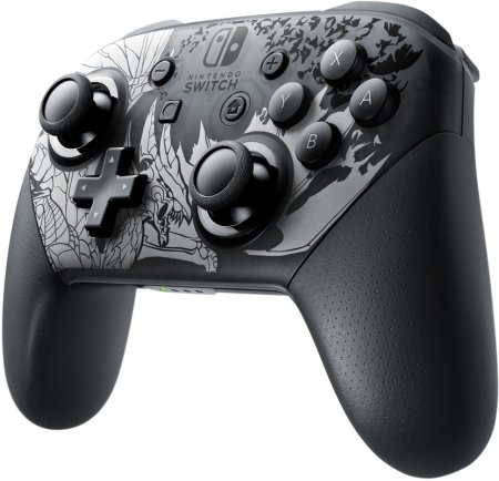 Геймпад беспроводной Nintendo Switch Pro Controller (Monster Hunter Rise: Sunbreak Edition) (Switch)