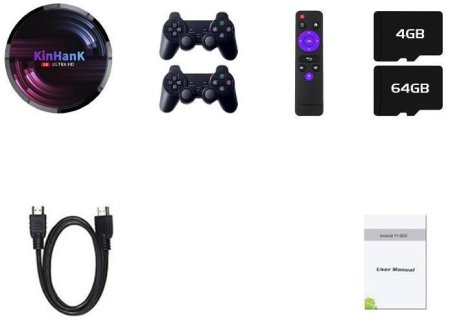 Игровая приставка Super Console X Max + 50000 встроенных игр + 2 геймпада + пульт + карта памяти 64 Gb