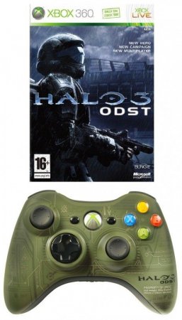   Microsoft Wireless Controller  Xbox 360 () + Halo 3: ODST (Xbox 360/Xbox One)
