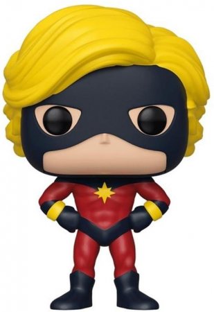  Funko POP! Bobble:   (Captain Marvel (NYCC 2019 Limited Edition Exclusive)) : 80-   (Marvel: 80th Firs