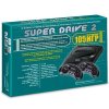 Игровая приставка 16 bit Super Drive 2 Classic (105 в 1) Green box + 105 встроенных игр + 2 геймпада (Черная)