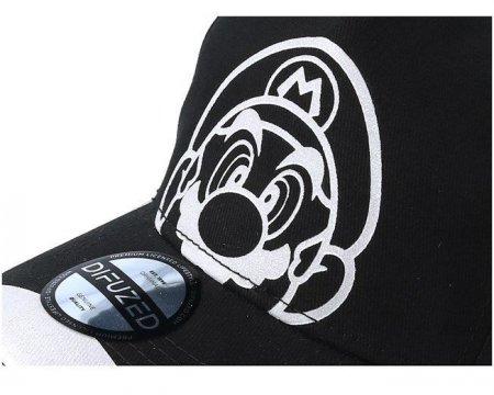  Difuzed: Nintendo: Super Mario Reflective Print Curved Bill Cap (-/ )   