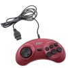 Геймпад проводной 8 bit Controller узкий разъем 9 Pin (Форма Sega) (Красный) для 8 bit, Денди (Dendy)