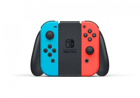   Nintendo Switch Neon Red/Neon Blue (-) +  Mario Kart 8 Deluxe +  Arms