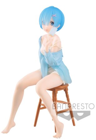 Фигурка Banpresto: Рем (Rem Summer Ver.) Жизнь с нуля в альтернативном мире - Время для отдыха ( Re:Zero Starting Life In Another World Relax Time) (BP17719P) 20 см