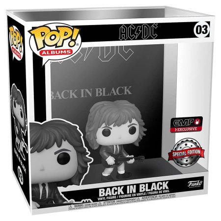 фигурки Фигурка Funko POP! Albums: Снова в Черном (Back In Black) Эй-Си/Ди-Си (AC/DC) ((03) 53785) 9,5 см