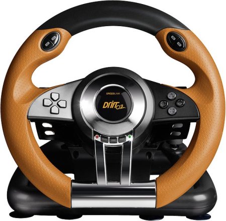 Руль Speedlink DRIFT O.Z. Racing Wheel Black-Orange (PS3) 