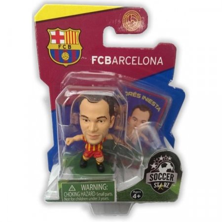      Soccerstarz Barcelona Andres Iniesta Away Kit (202512)