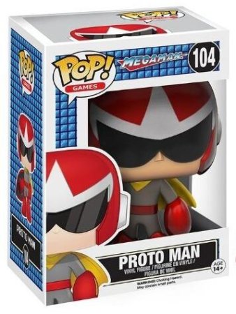 Фигурка Funko POP! Games: Протомен (Proto Man) Мегамен (Megaman) (104) 9,5 см
