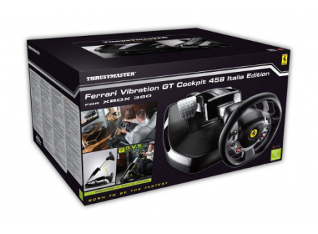 Руль Thrustmaster Ferrari Vibration GT Cockpit 458 Italia Edition (Xbox 360) 