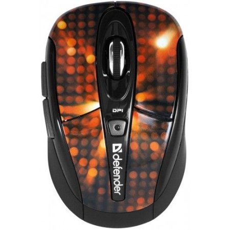 Мышь беспроводная DEFENDER To-GO MS-585 Nano, Disco красная (PC) 