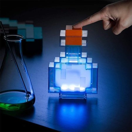  Светодиодная лампа ThinkGeek: Майнкрафт (Minecraft) Зелье (Potion Bottle) 17,5 см