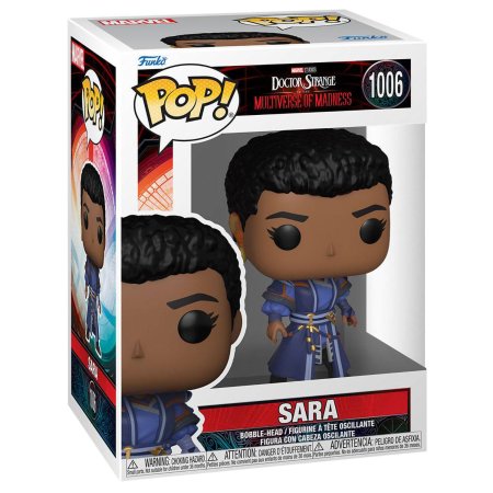 фигурки Фигурка Funko POP! Bobble: Сара (Sara) Марвел: Доктор Стрэндж - В мультивселенной безумия (Marvel: Doctor Strange in the MoM) ((1006) 61127) 9,5 см