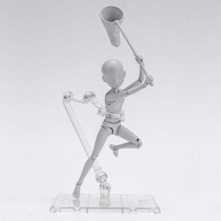 Фигурка Bandai Tamashii Nations S.H.Figuarts: Тело Кун с множеством точек артикуляции Вер. Серый (Body Kun Edition Dx Set (Gray Color Ver.)) Кен Сугимори (Ken Sugimori) (621023) 13 см 