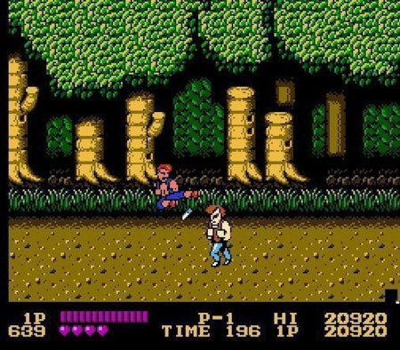 Коллекционный сборник 4 в 1 Двойной Дракон (Double Dragon) (16BC-013) Русская Версия (16 bit) 