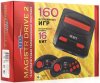 Игровая приставка 16 bit Sega Magistr Drive 2 Little (160 в 1) + 160 встроенных игр + 2 геймпада (Черная)