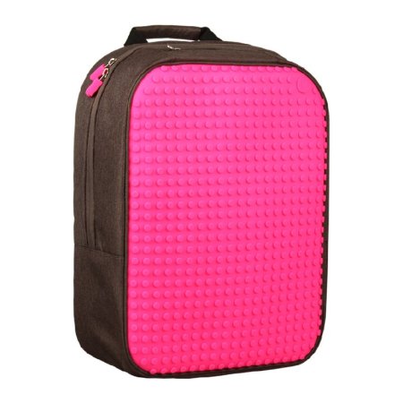  Пиксельный рюкзак Canvas Classic Pixel Backpack WY-A001 Фуксия Рюкзаки