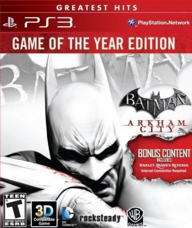 Batman: Arkham City ( )    (Game of the Year Edition)     3D (PS3) USED /