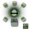 Гарнитура проводная Sharkoon X-Tatic Digital 5.1 Xbox360/PS3/PC/Mac (Xbox 360) 