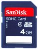 SDHC Карта памяти SanDisk 4GB Class 4 (PC) 