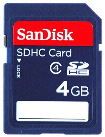 SDHC   SanDisk 4GB Class 4 (PC) 