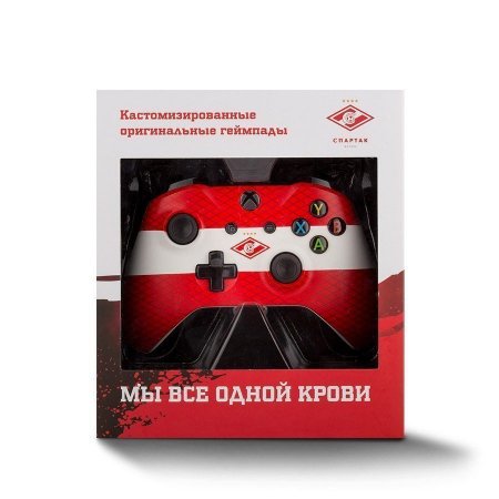   () Microsoft Xbox One S/X Wireless Controller (FC Spartak)   - RAINBO (Xbox One) 