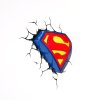  Светильник 3D 3DLightFX: Супермен Логотип (Superman Logo)