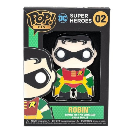  Значок Funko POP! Pin: Робин (Robin) ДиСи Классик (DC Classic) (DCCPP0002 (48554)) 10 см